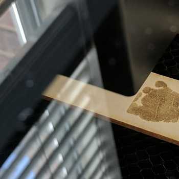 Baby footprint keychain/ornament!